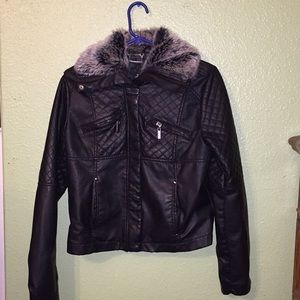 Large J2 Faux Leather Jacket.